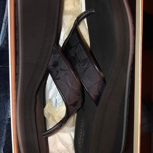 Coach Platform Flip Flops